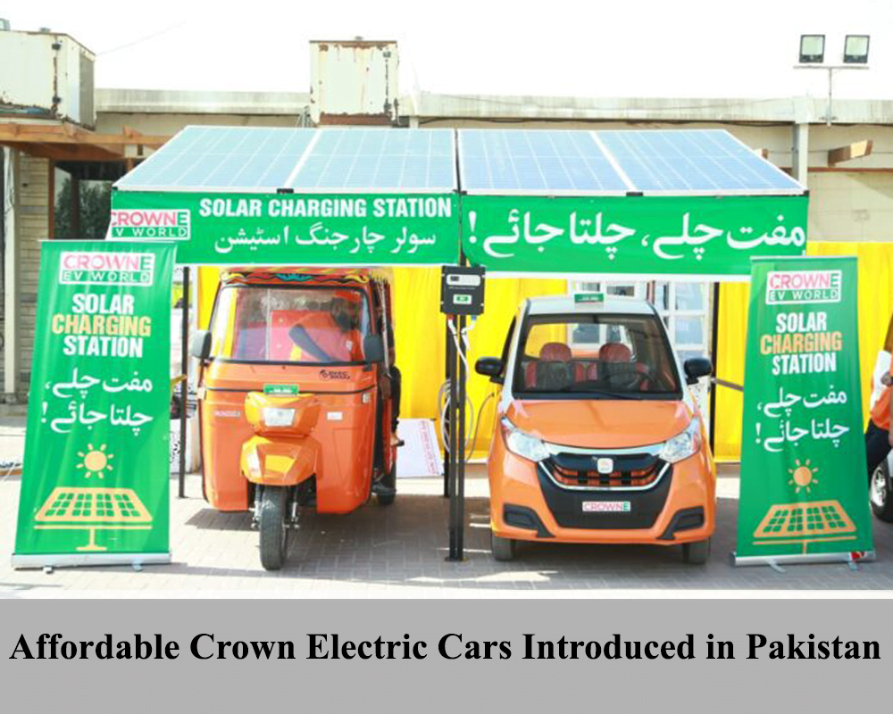Affordable Crown Electric Cars Introduced in Pakistan