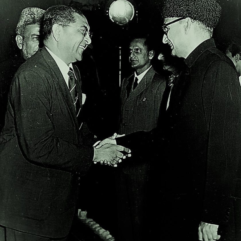 Ahmed Dawood with the Prime Minister Muhammad Ali