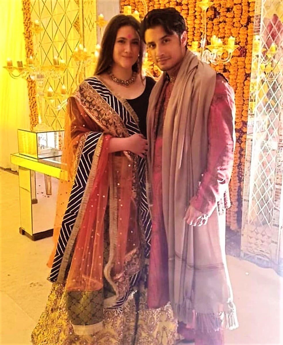 Ali Zafar with his wife Ayesha