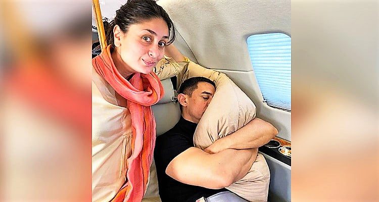 Bollywood actor Aamir Khan's pillow is Kareena's favourite co-star