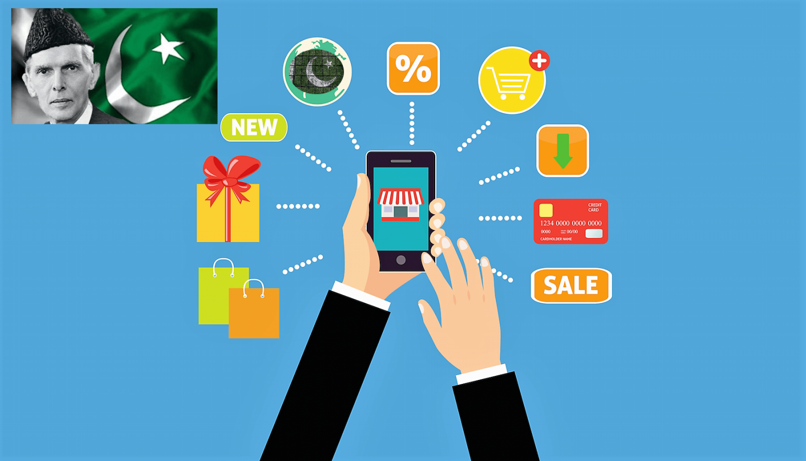 Business to consumer E-Commerce is on the rise in Pakistan