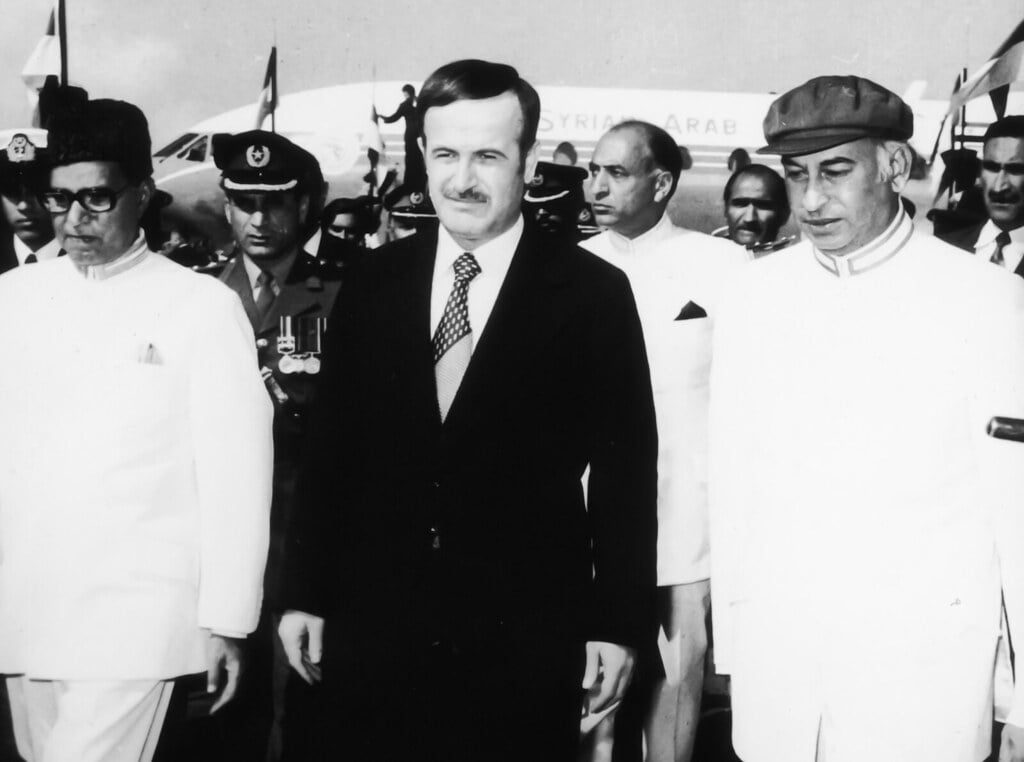 Ch Fazal Elahi with Syrian President