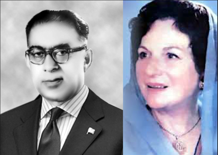 Feroz Khan Noon and his wife Victoria Rikhy Noon