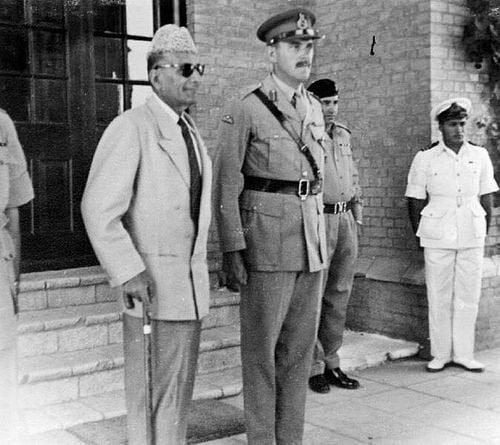 Ghulam-Muhammad-and-sir-Franklin-Messervy