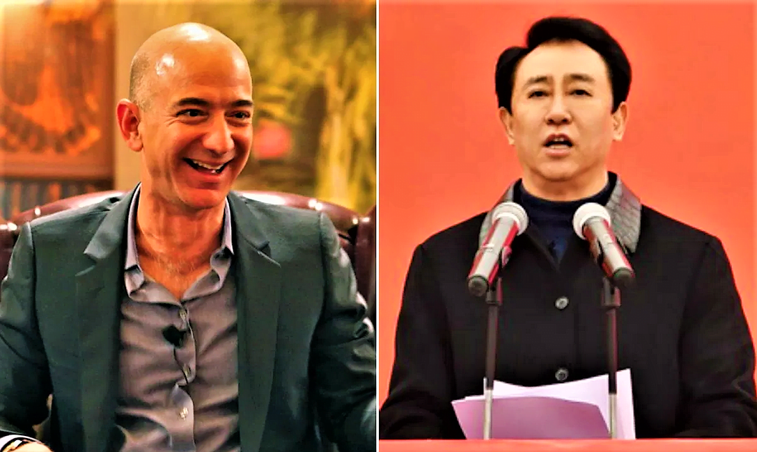 Hui Ka Yan and Jeff Bezos pair whose wealth soared in 2017 