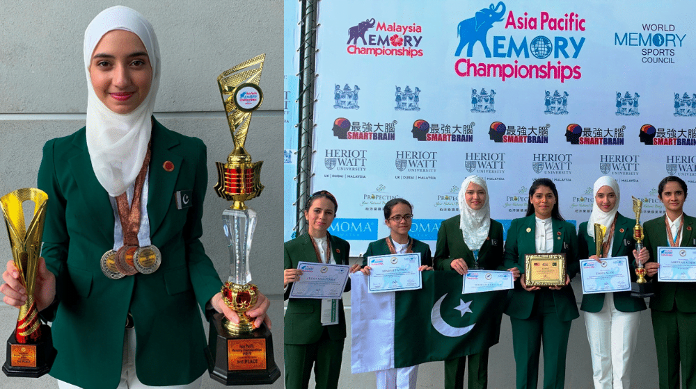 Pakistani Girl Wins World Memory Championship While Breaking multiple records
