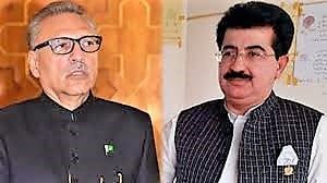 Senate chairman calls on President Alvi, discuss Assessment of the Supreme Court