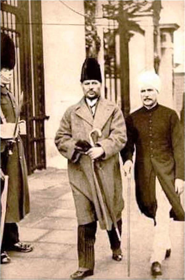 Sir Muhammad Zafarullah Khan & Allama Iqbal, London, 1930