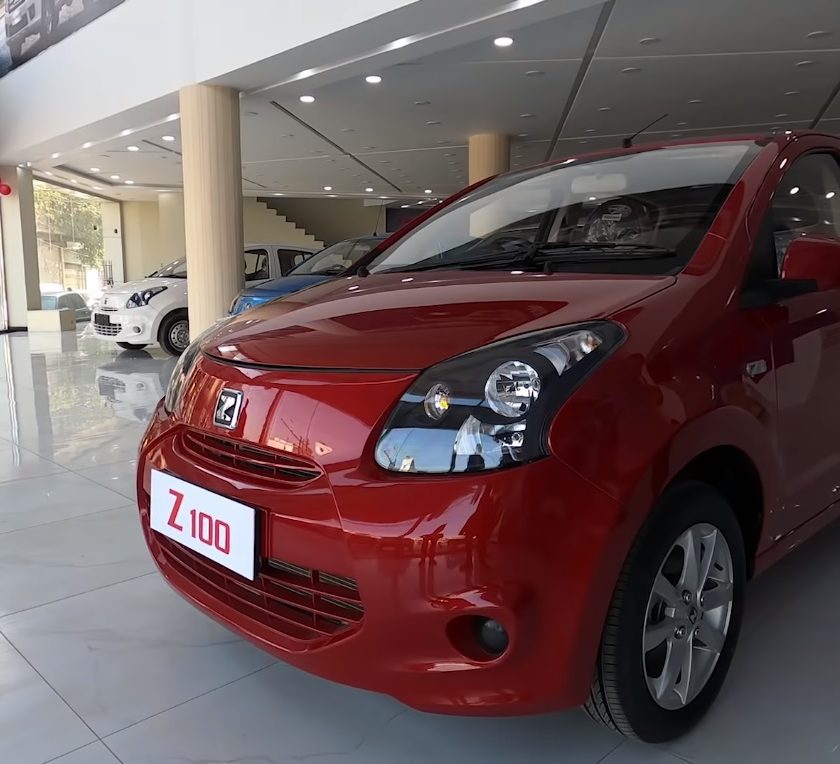 zotye z100 best electric vehicles in paksitan